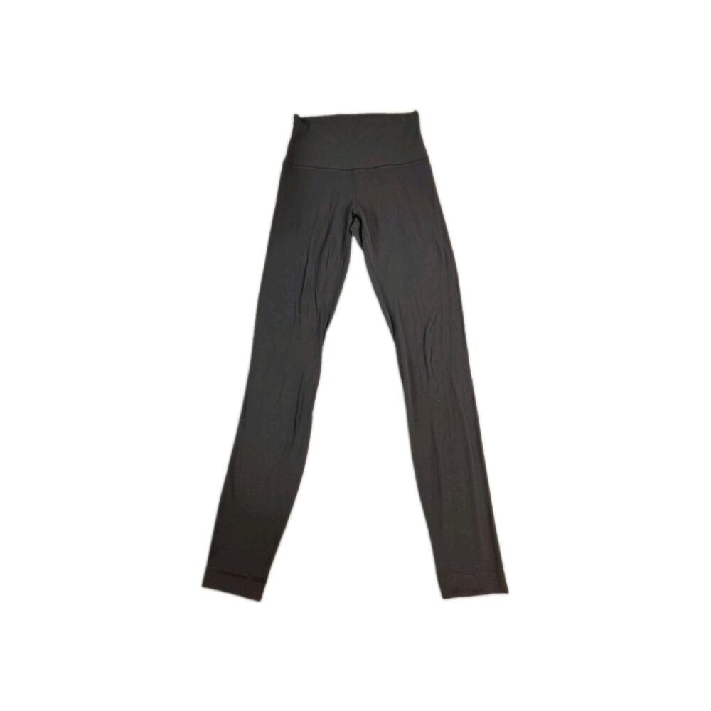 Lululemon Leggings Womens Sz 2 Black High Rise Skinny Activewear Athletic C36-23